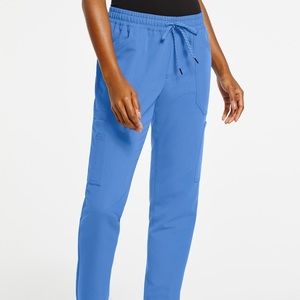 Januu Ceil Blue Straight Leg Scrub Bottoms